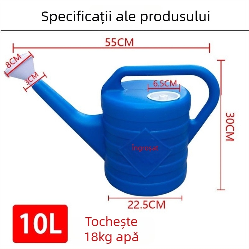 Cană de udare pentru plante – capacitate mare, plastic îngroșat, Cod produs: C70736d, Material: Alt, Importat: Nu