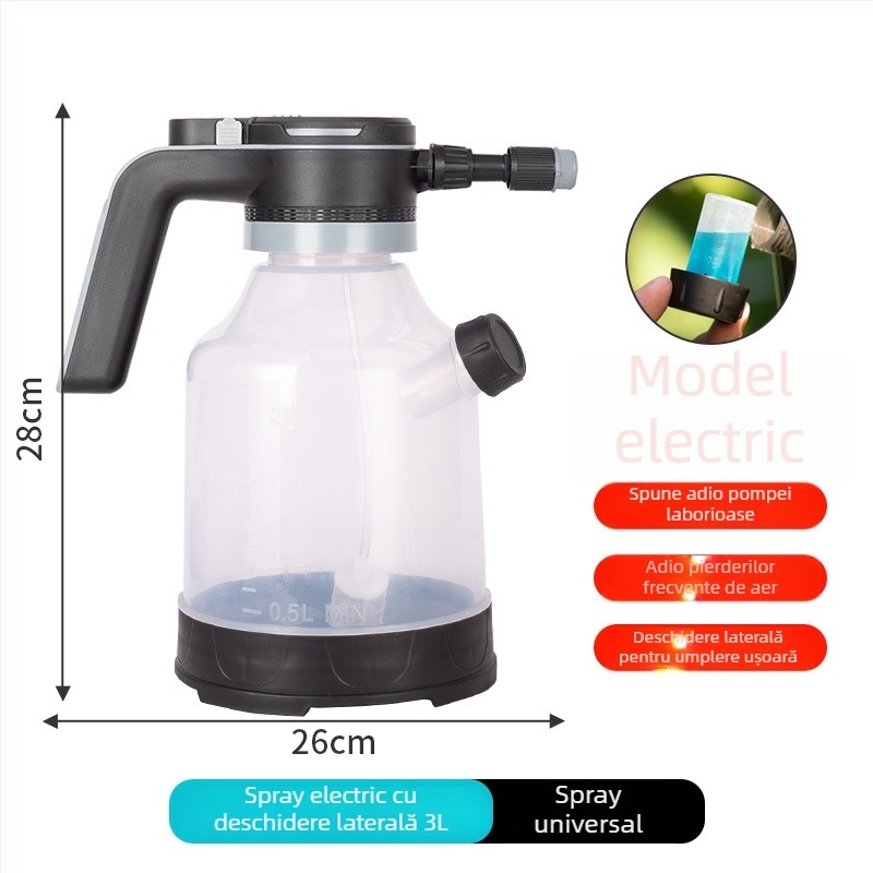 Rip Stropitoare electrică de udare 3L cu deschidere laterală (Plastic, 3L, Electric)