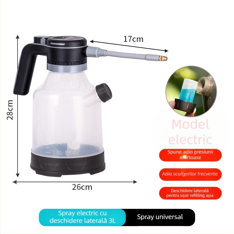 Rip Stropitoare electrică de udare 3L cu deschidere laterală (Plastic, 3L, Electric)