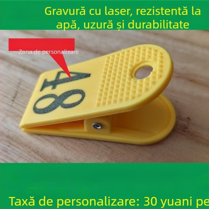 Clip pentru numărul de ordine al restaurantului, material ABS, cod produs JD00008, Fără marcă, Model: Altul