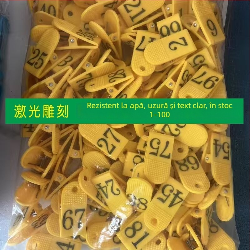 Clip pentru numărul de ordine al restaurantului, material ABS, cod produs JD00008, Fără marcă, Model: Altul