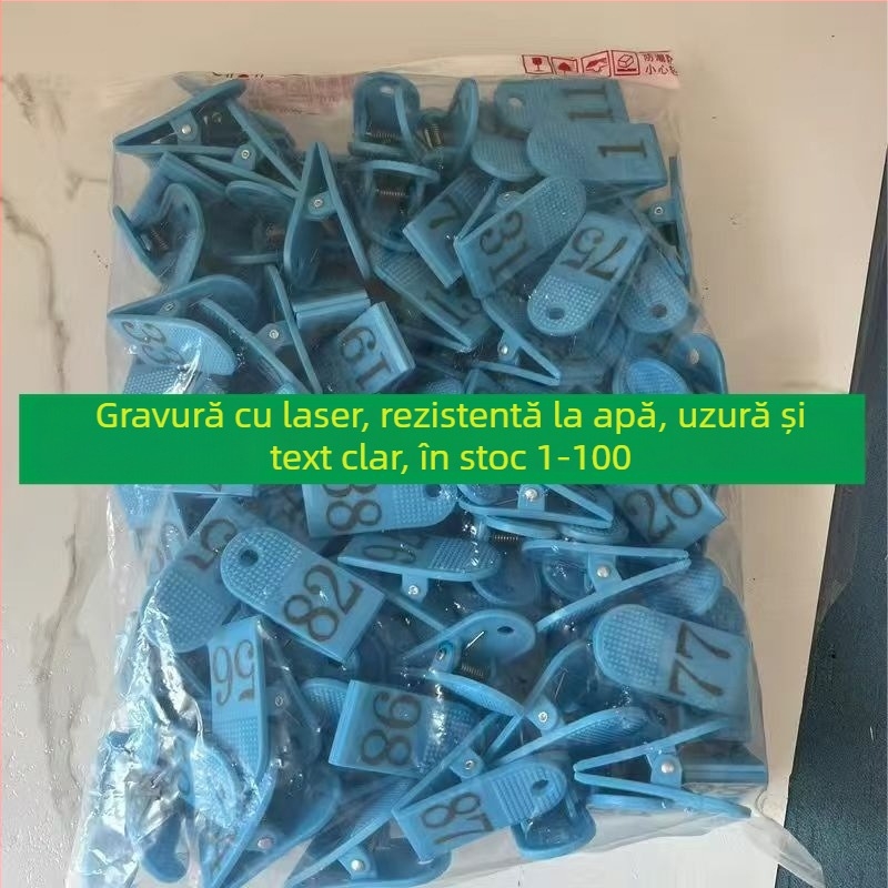 Clip pentru numărul de ordine al restaurantului, material ABS, cod produs JD00008, Fără marcă, Model: Altul