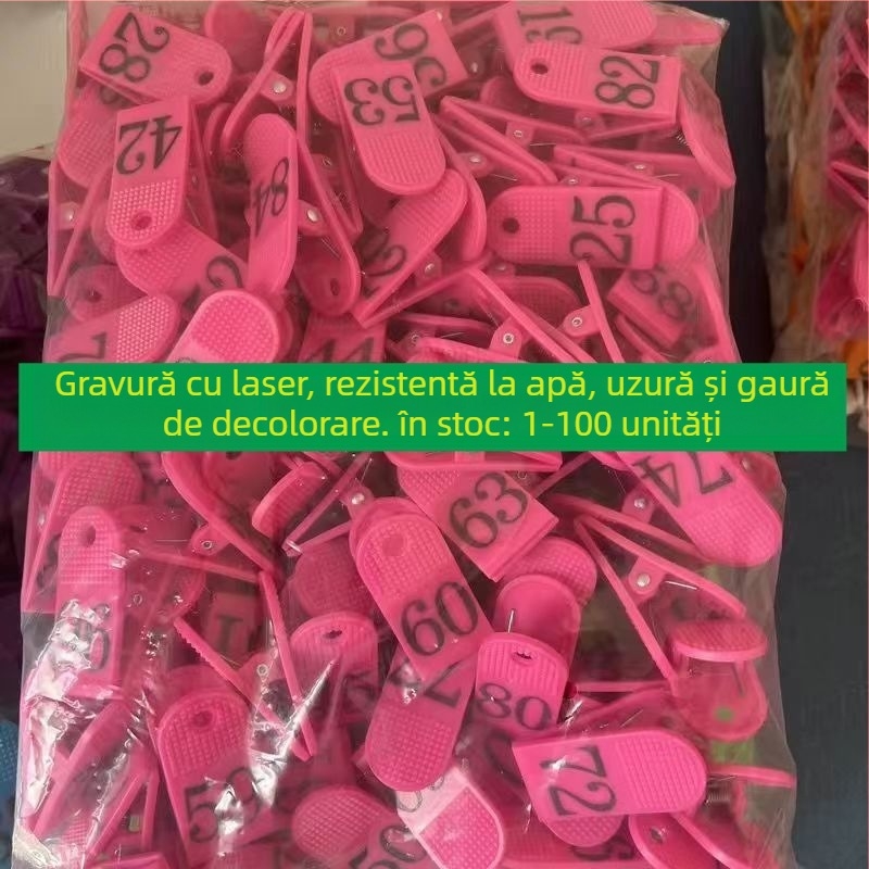 Clip pentru numărul de ordine al restaurantului, material ABS, cod produs JD00008, Fără marcă, Model: Altul