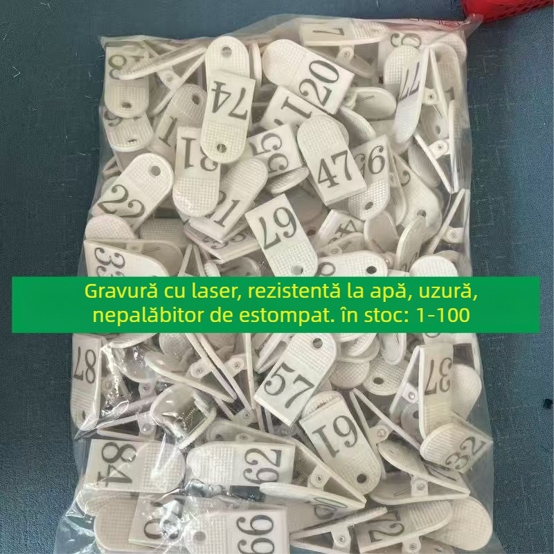 Clip pentru numărul de ordine al restaurantului, material ABS, cod produs JD00008, Fără marcă, Model: Altul