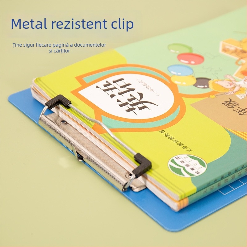 Tablă de scris din plastic cu clemă puternică și clemă pentru placă; dimensiune a clemei 315×215 mm / 225×150 mm; grosime a plăcii 150 mm; potrivită pentru hârtie de dimensiuni 315×215 mm / 225×150 mm.