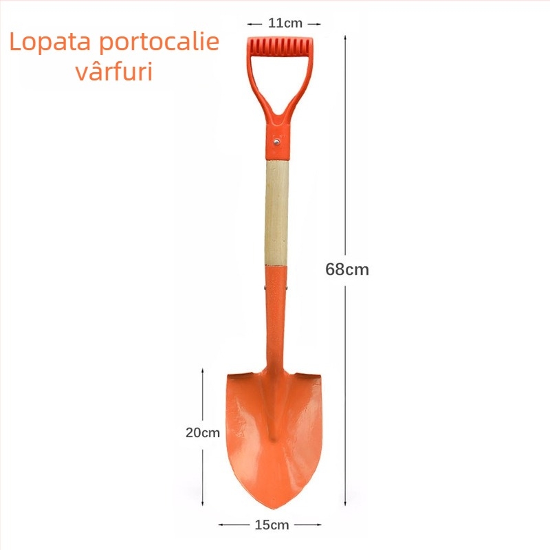 Lopată de grădină Xiangyu – oțel manganos tratat termic, afânare a solului pentru plantarea legumelor