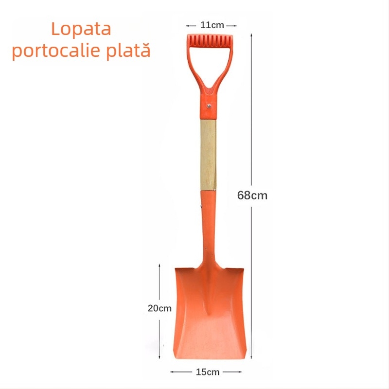 Lopată de grădină Xiangyu – oțel manganos tratat termic, afânare a solului pentru plantarea legumelor