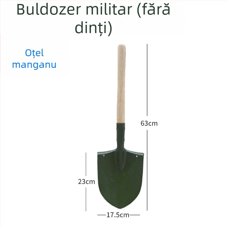 Lopată de grădină Xiangyu – oțel manganos tratat termic, afânare a solului pentru plantarea legumelor