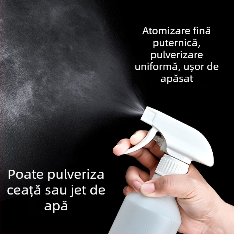 Recipient de udare cu pulverizator – din plastic, pentru grădinărit de casă (material: plastic; tip: recipient de udare/pulverizator; control debit apă: push; duză: atomizare)