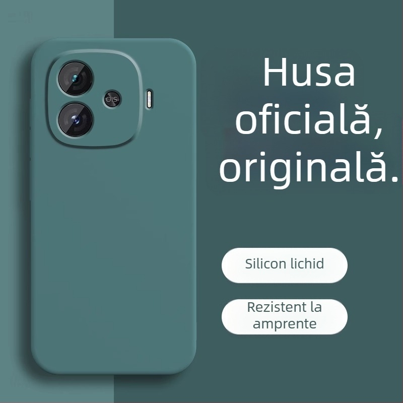 Carcasă Paimi pentru IQOO, silicon lichid, finisaj mat, rezistentă la șocuri, disipare a căldurii, rezistență la uzură