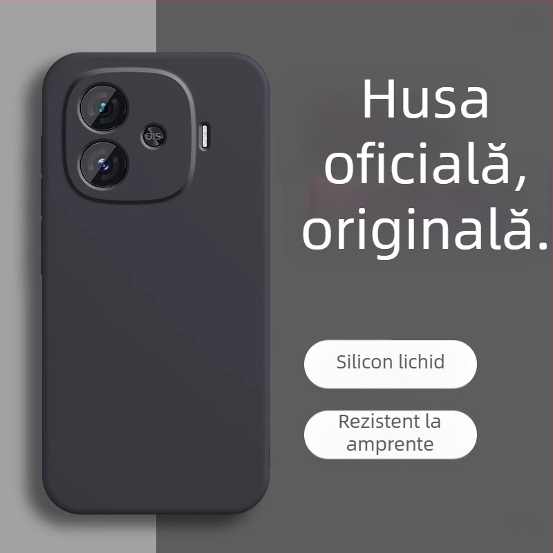 Carcasă Paimi pentru IQOO, silicon lichid, finisaj mat, rezistentă la șocuri, disipare a căldurii, rezistență la uzură