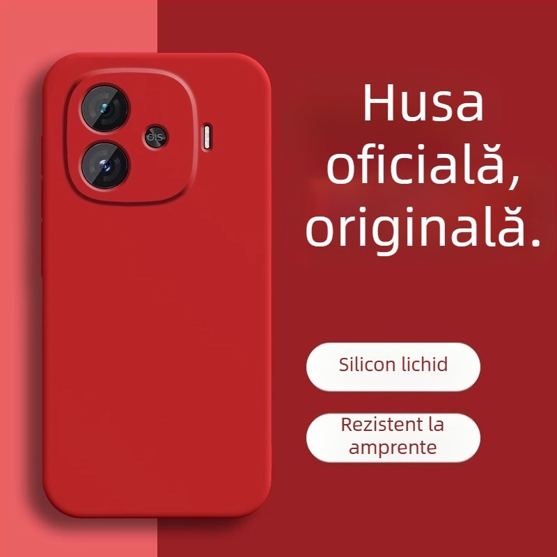 Carcasă Paimi pentru IQOO, silicon lichid, finisaj mat, rezistentă la șocuri, disipare a căldurii, rezistență la uzură