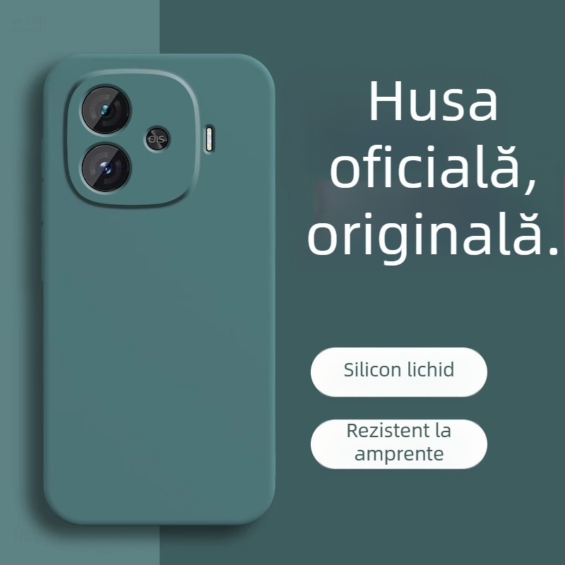 Carcasă Paimi pentru IQOO, silicon lichid, finisaj mat, rezistentă la șocuri, disipare a căldurii, rezistență la uzură