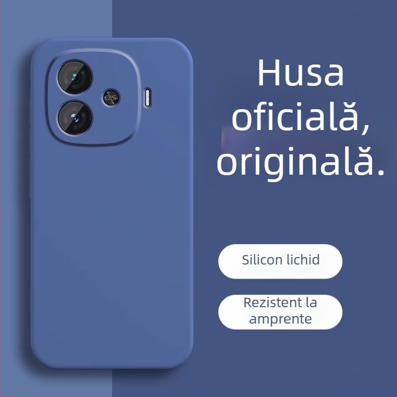 Carcasă Paimi pentru IQOO, silicon lichid, finisaj mat, rezistentă la șocuri, disipare a căldurii, rezistență la uzură