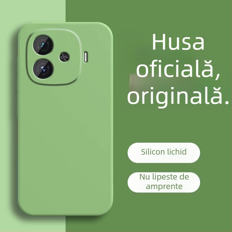 Carcasă Paimi pentru IQOO, silicon lichid, finisaj mat, rezistentă la șocuri, disipare a căldurii, rezistență la uzură