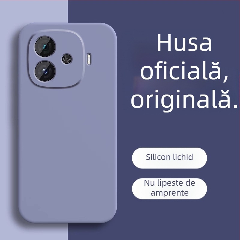 Carcasă Paimi pentru IQOO, silicon lichid, finisaj mat, rezistentă la șocuri, disipare a căldurii, rezistență la uzură