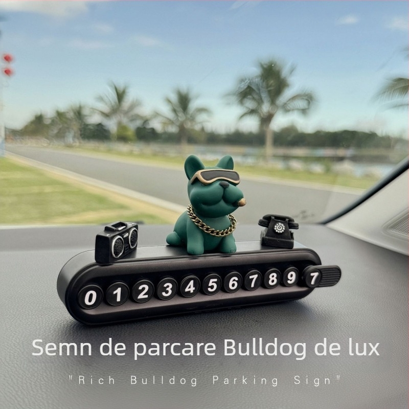 Placă temporară pentru parcare pentru telefon, cu funcție de ascundere a plăcii de înmatriculare, ornament pentru consola centrală, din plastic, personalizabil, imprimare logo, marcă privată autorizată