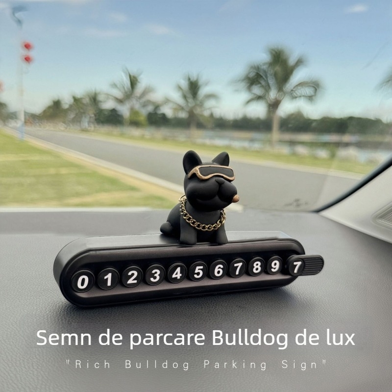 Placă temporară pentru parcare pentru telefon, cu funcție de ascundere a plăcii de înmatriculare, ornament pentru consola centrală, din plastic, personalizabil, imprimare logo, marcă privată autorizată