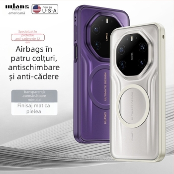 Husa magnetică Huawei Mate80RS – TPU+PC, Finisaj mat, Protecție la cădere pe patru colțuri, Aderență magnetică