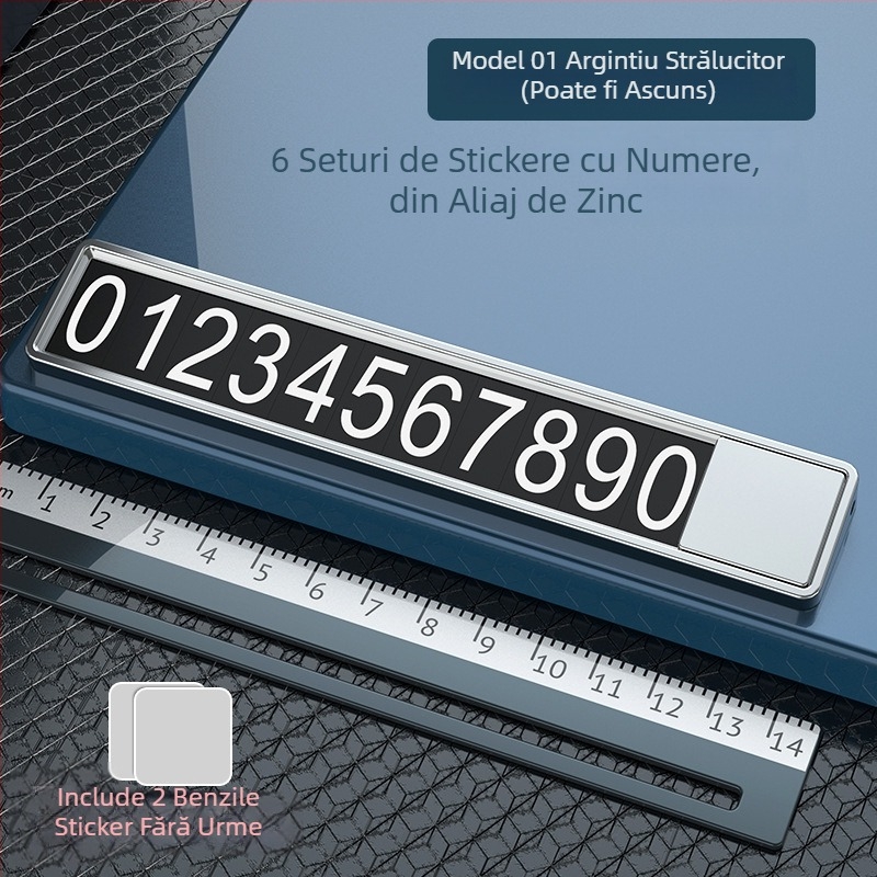 Placă metalică pentru parcare temporară a mașinii, cu imprimare de logo, personalizabilă, ornament cadou, disponibilă etichetă privată