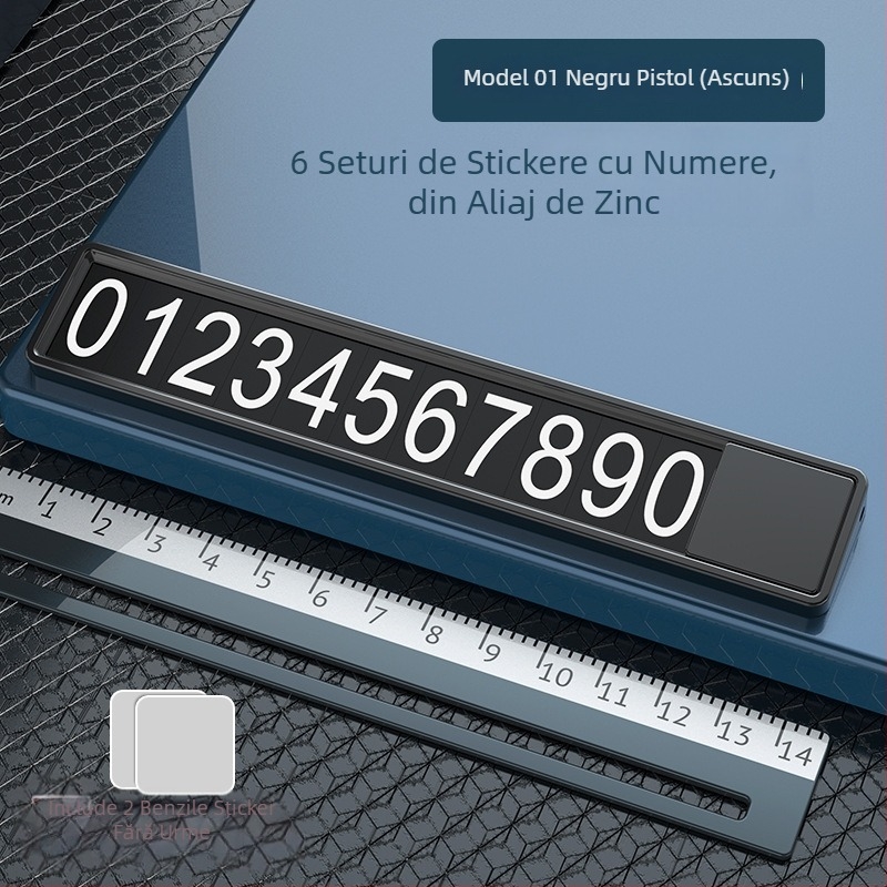 Placă metalică pentru parcare temporară a mașinii, cu imprimare de logo, personalizabilă, ornament cadou, disponibilă etichetă privată