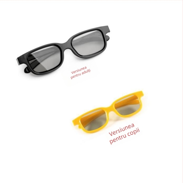 Ochelari 3D pentru cinema IMAX polarizați pentru adulți și copii, ochelari 3D polarizați pentru miopie