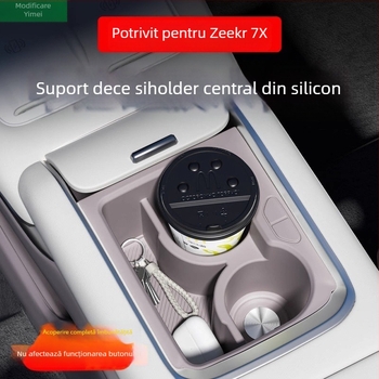Suport din silicon pentru pahare în consola centrală cu încărcare wireless – Model Accumulate 7x – Brand Easy to be beautiful