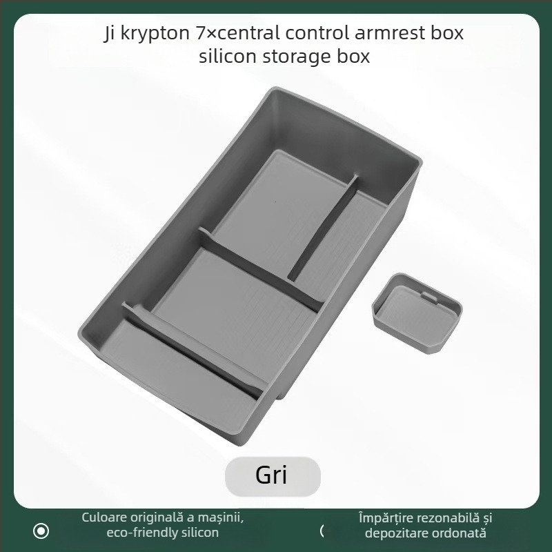 Suport din silicon pentru pahare în consola centrală cu încărcare wireless – Model Accumulate 7x – Brand Easy to be beautiful