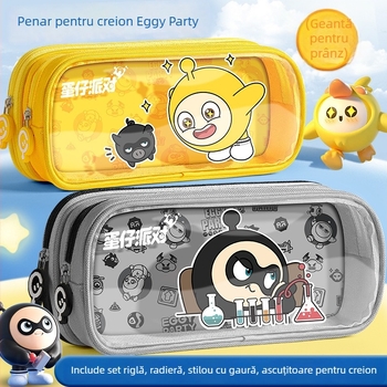 Penar transparent Eggman party — pânză, stil drăguț, brand Wheat and, IP autorizat (artă și creație culturală)