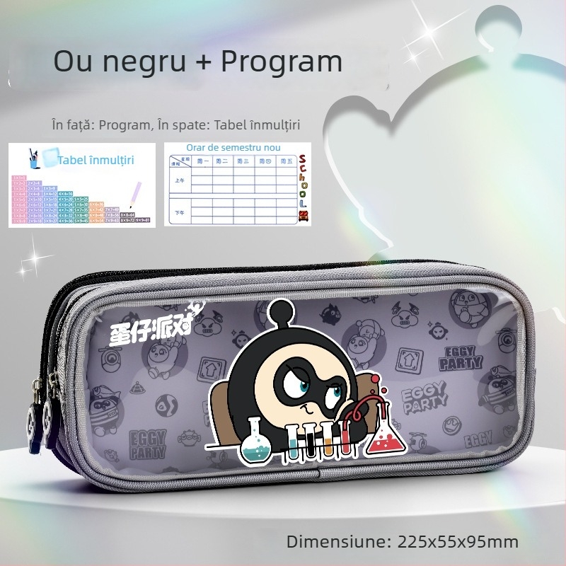 Penar transparent Eggman party — pânză, stil drăguț, brand Wheat and, IP autorizat (artă și creație culturală)