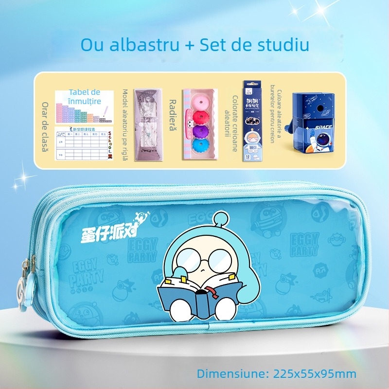 Penar transparent Eggman party — pânză, stil drăguț, brand Wheat and, IP autorizat (artă și creație culturală)