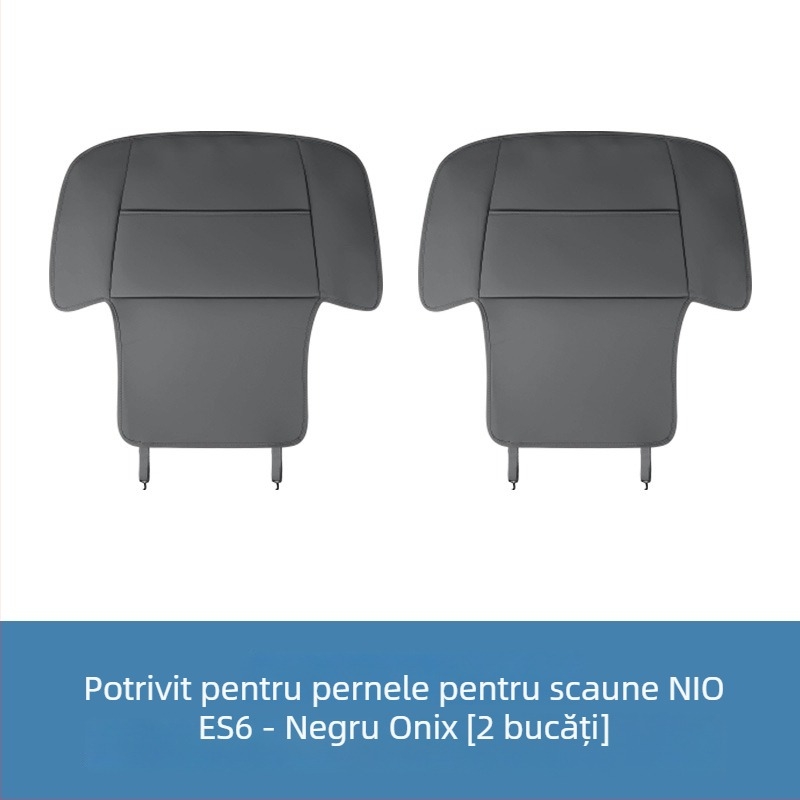Pad de protecție pentru spatele banchetei Nio — piele Nappa, umplutură din lână de oaie, protecție a tetierei, logo personalizabil al mărcii mașinii