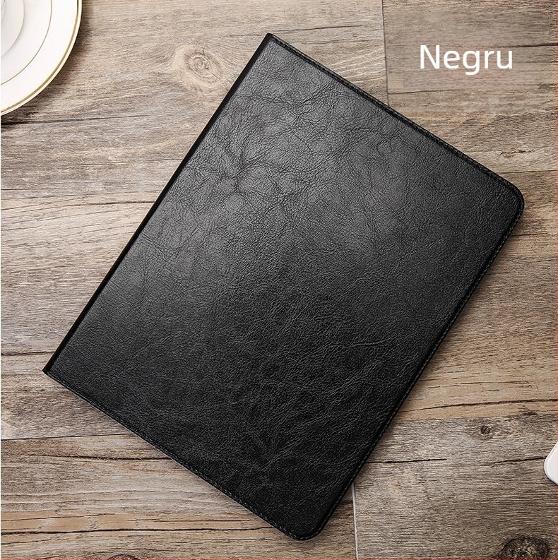 Husă din piele naturală pentru iPad Air 4, iPad Pro 11/12.9 și iPad mini 6 – funcție Sleep/Wake, rezistentă la șocuri, suport încorporat, disipare a căldurii, anti-uzură, anti-amprente; confecționată prin presare la cald