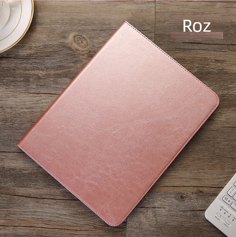 Husă din piele naturală pentru iPad Air 4, iPad Pro 11/12.9 și iPad mini 6 – funcție Sleep/Wake, rezistentă la șocuri, suport încorporat, disipare a căldurii, anti-uzură, anti-amprente; confecționată prin presare la cald