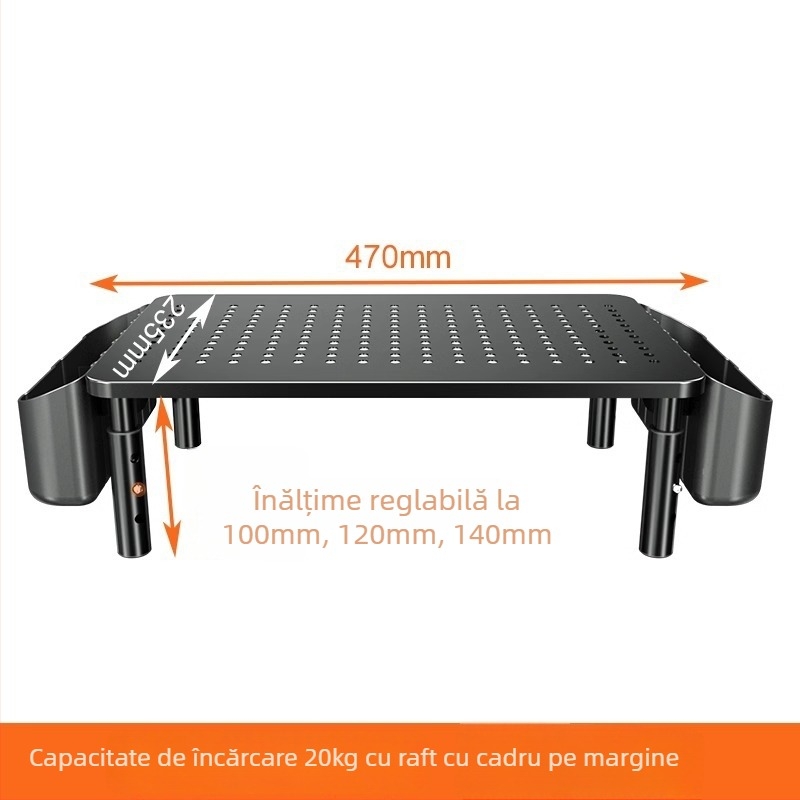 Suport reglabil pentru notebook și monitor, model mst003, greutate 1 kg, producție OEM