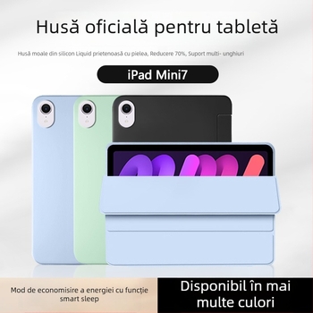 Carcasă din silicon pentru Apple iPad: compatibilă cu iPad Mini 7, iPad Pro 11, iPad Air 4 și iPad 10-a generație; funcție de somn suportată; protecție la șocuri, disipare a căldurii, închidere magnetică, anti-amprente