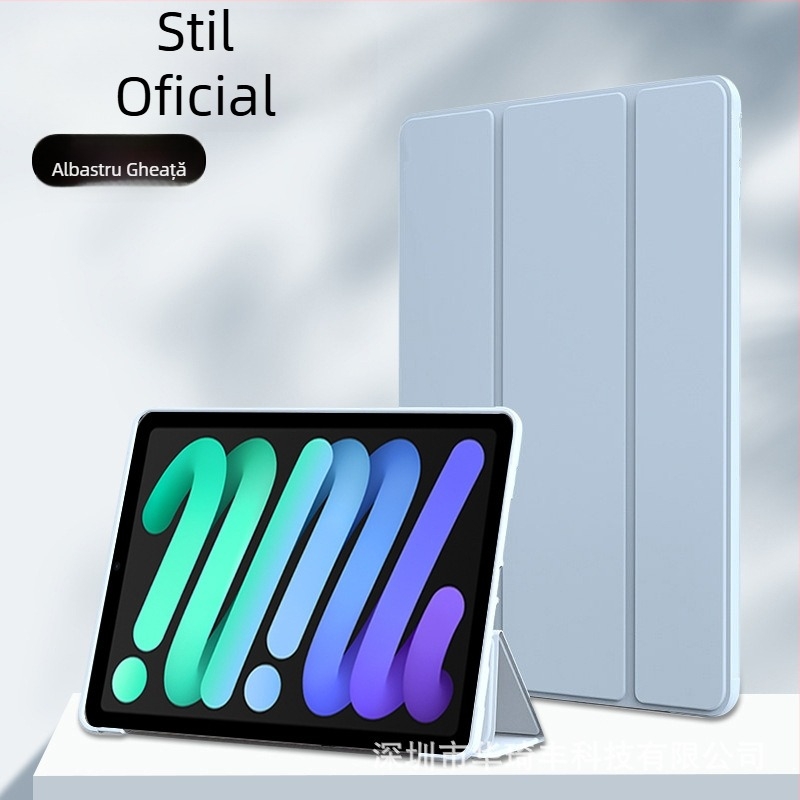 Carcasă din silicon pentru Apple iPad: compatibilă cu iPad Mini 7, iPad Pro 11, iPad Air 4 și iPad 10-a generație; funcție de somn suportată; protecție la șocuri, disipare a căldurii, închidere magnetică, anti-amprente
