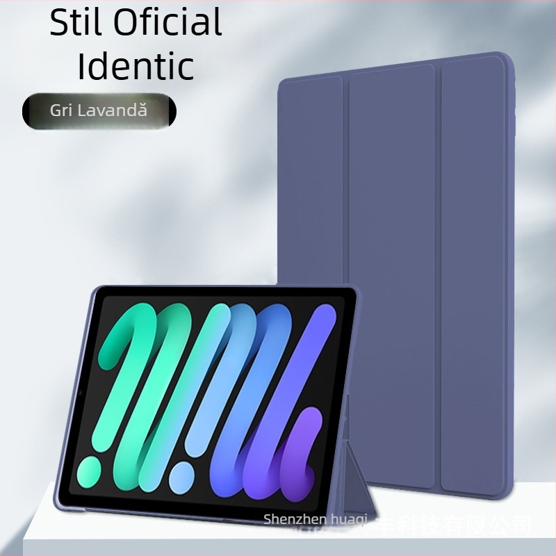 Carcasă din silicon pentru Apple iPad: compatibilă cu iPad Mini 7, iPad Pro 11, iPad Air 4 și iPad 10-a generație; funcție de somn suportată; protecție la șocuri, disipare a căldurii, închidere magnetică, anti-amprente