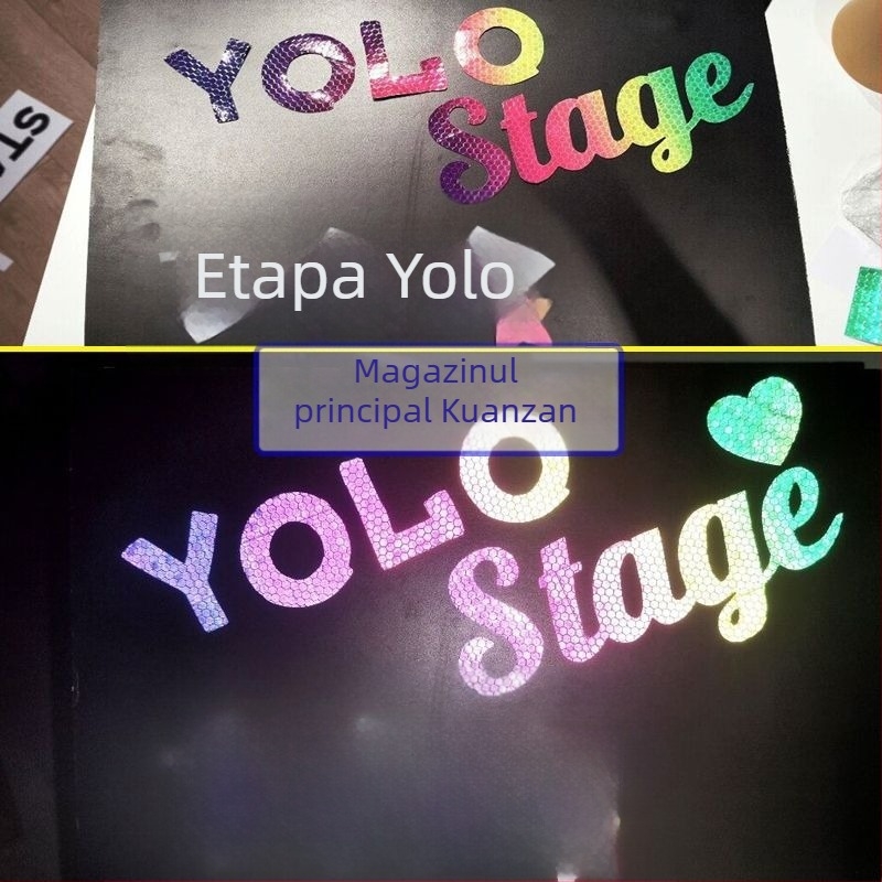 Autocolante de decor pentru caroseria motocicletei electrice, cu benzi reflectorizante colorate — Brand: Unique, Material: Other