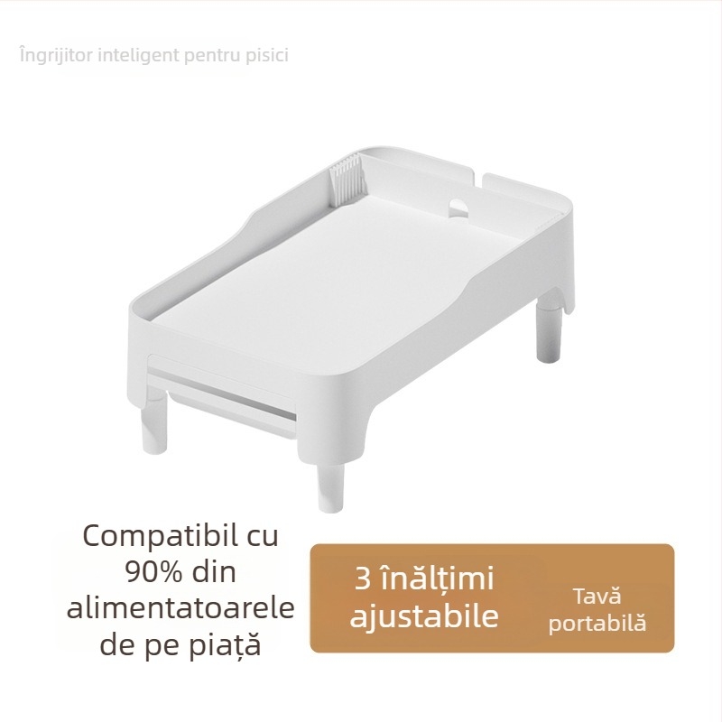 Hrănitor automat pentru pisici și câini, design detașabil, alimentare programată și dozare, fără aplicație