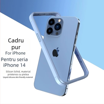 Carcasă pentru iPhone cu cadru din silicon — silicon moale, senzație de piele lichidă, compatibilă cu iPhone 11, 12 Pro, 12 Pro Max, 13 Pro Max, 14 Pro Max