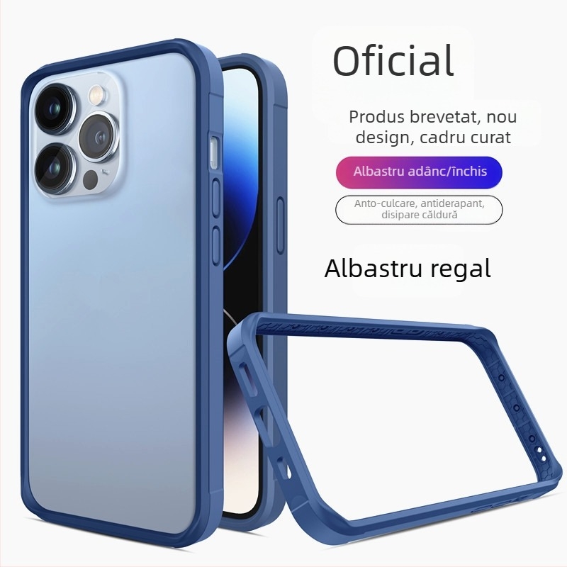 Carcasă pentru iPhone cu cadru din silicon — silicon moale, senzație de piele lichidă, compatibilă cu iPhone 11, 12 Pro, 12 Pro Max, 13 Pro Max, 14 Pro Max