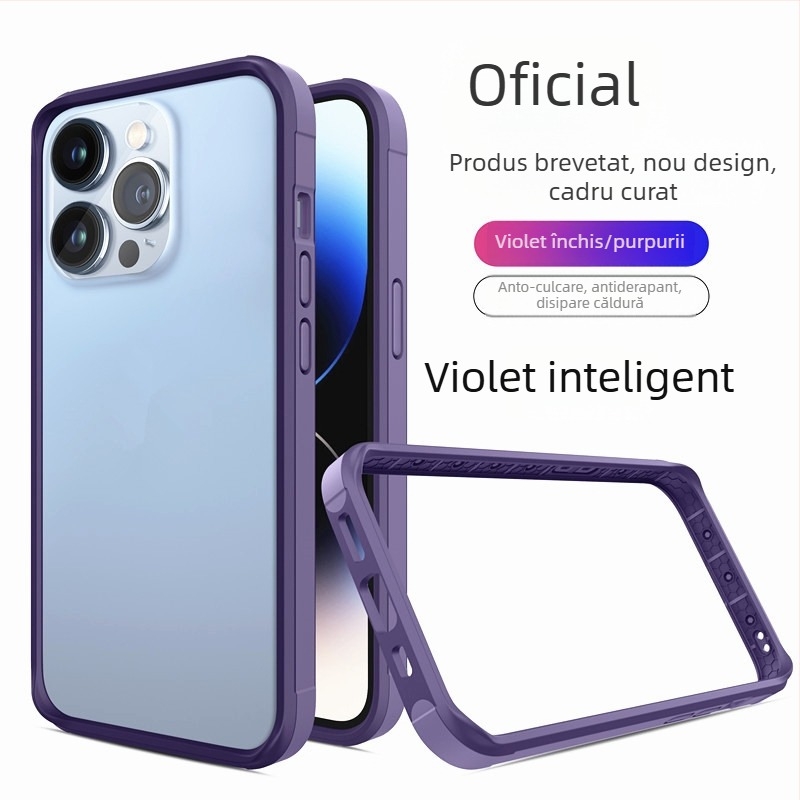 Carcasă pentru iPhone cu cadru din silicon — silicon moale, senzație de piele lichidă, compatibilă cu iPhone 11, 12 Pro, 12 Pro Max, 13 Pro Max, 14 Pro Max