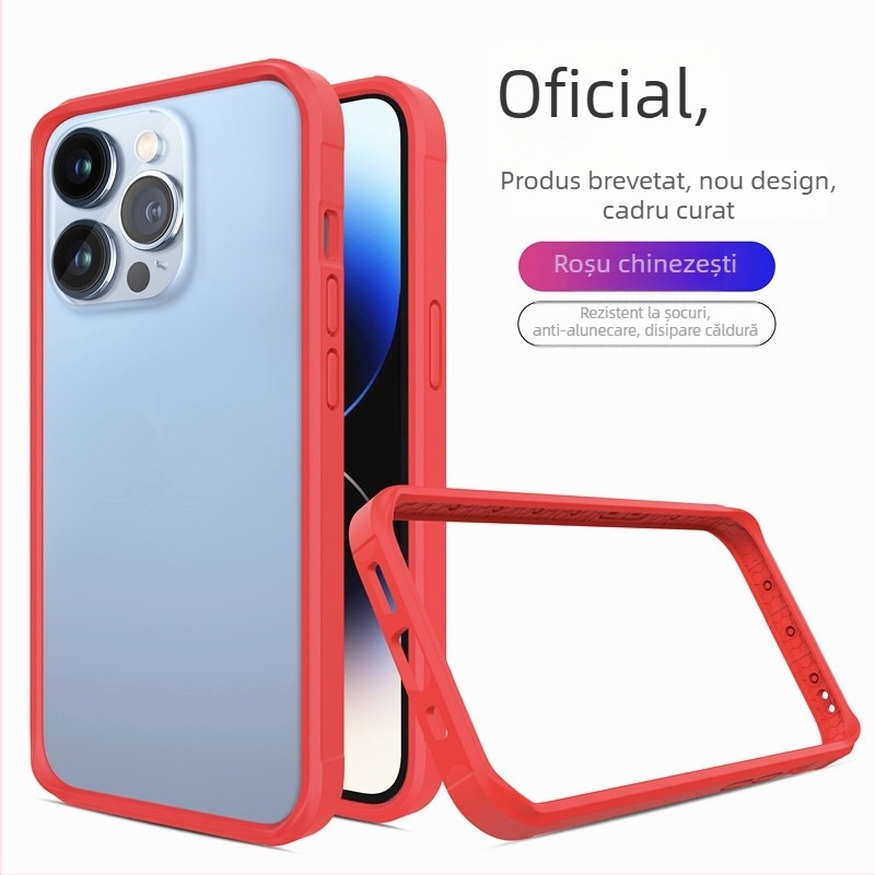 Carcasă pentru iPhone cu cadru din silicon — silicon moale, senzație de piele lichidă, compatibilă cu iPhone 11, 12 Pro, 12 Pro Max, 13 Pro Max, 14 Pro Max