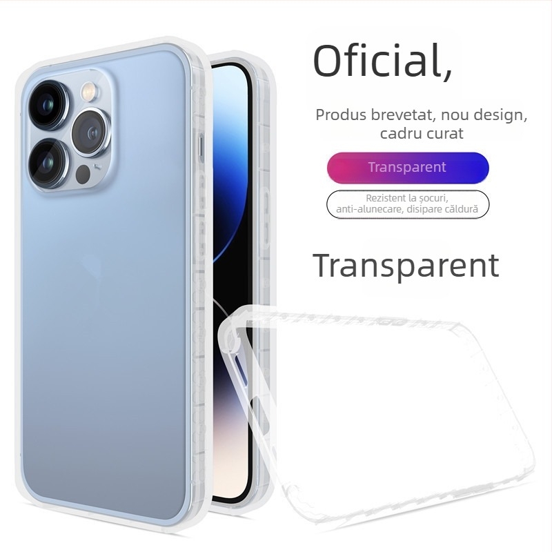 Carcasă pentru iPhone cu cadru din silicon — silicon moale, senzație de piele lichidă, compatibilă cu iPhone 11, 12 Pro, 12 Pro Max, 13 Pro Max, 14 Pro Max