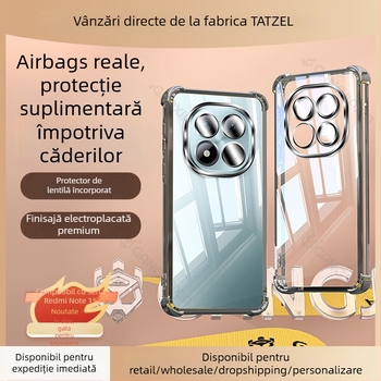 Carcasă de protecție pentru seria Redmi Note — TPU, antișoc, disipare a căldurii, rezistență la uzură, anticadere.