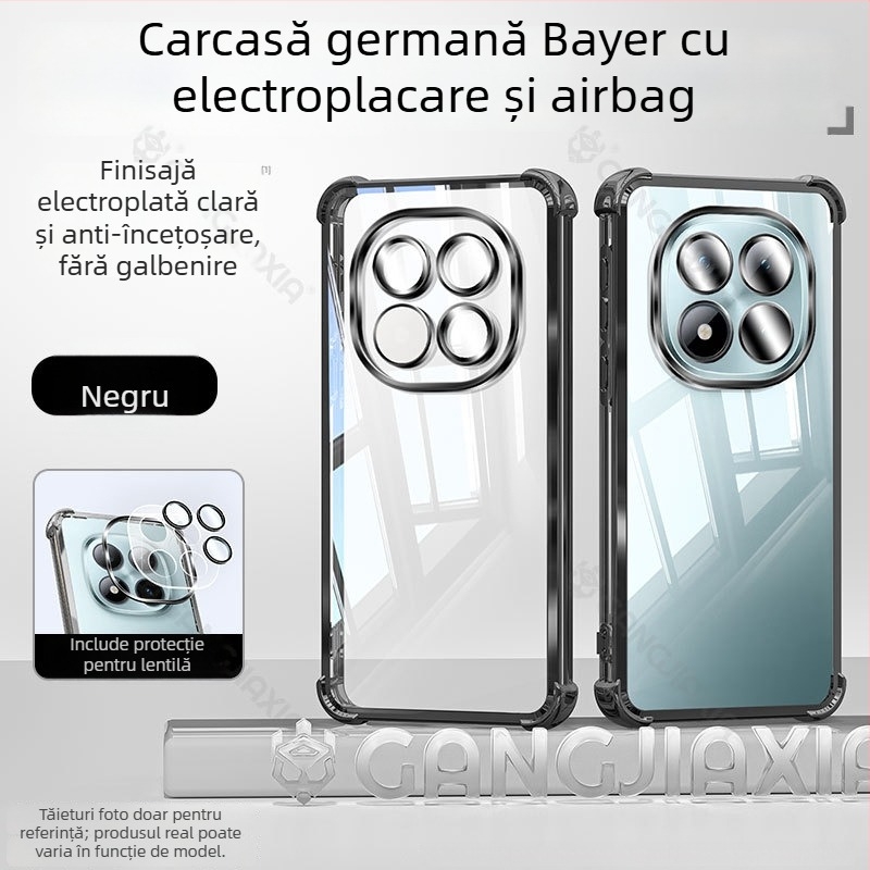 Carcasă de protecție pentru seria Redmi Note — TPU, antișoc, disipare a căldurii, rezistență la uzură, anticadere.