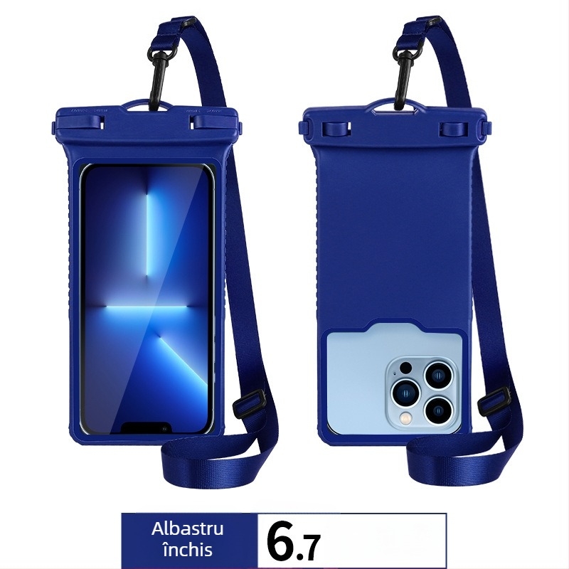 Seaflash husă impermeabilă TPU pentru telefon, 6,7 inch, cu fereastră transparentă pentru cameră, pentru drumeții și scufundări