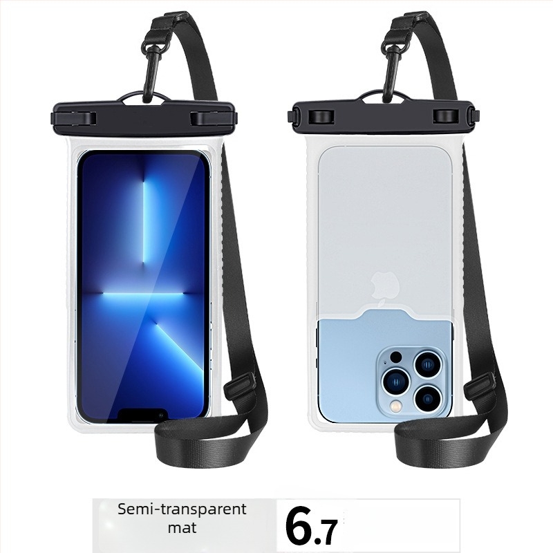 Seaflash husă impermeabilă TPU pentru telefon, 6,7 inch, cu fereastră transparentă pentru cameră, pentru drumeții și scufundări