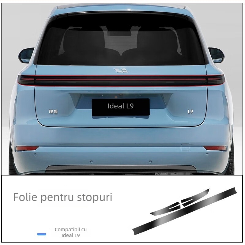 Războinicul Negru: folie TPU pentru faruri cu inel stelar și folie protectoare pentru farurile din spate Li Xiang L6/L7/L8/L9